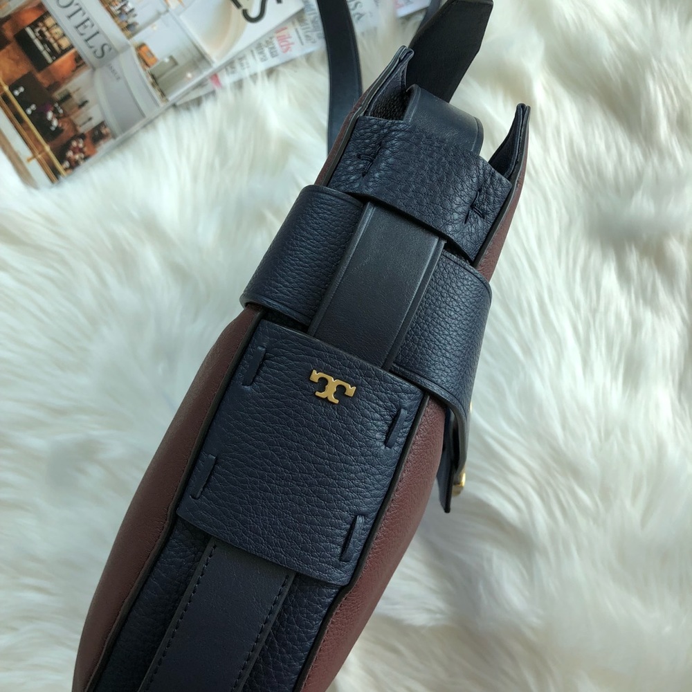 TORY BURCH Gemini Link Belted Striped Hobo - Picture 4 of 8